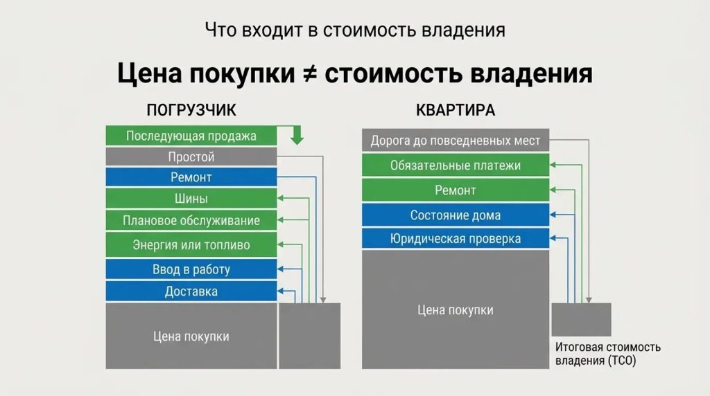 Цена покупки и стоимость владения